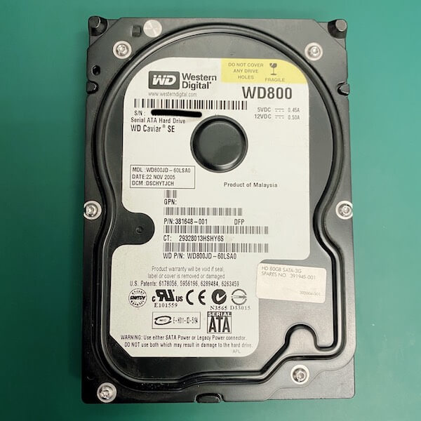 WD800JD救援成功，Dos系統搶救