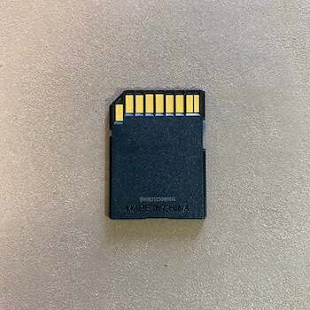 大張SD卡為記憶卡種類之一