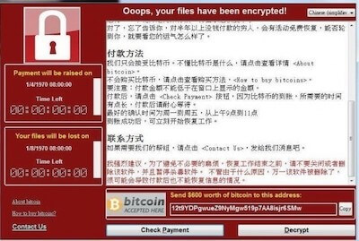 電腦中了勒索病毒檔案都不能使用被加密需要支付贖金才能解密