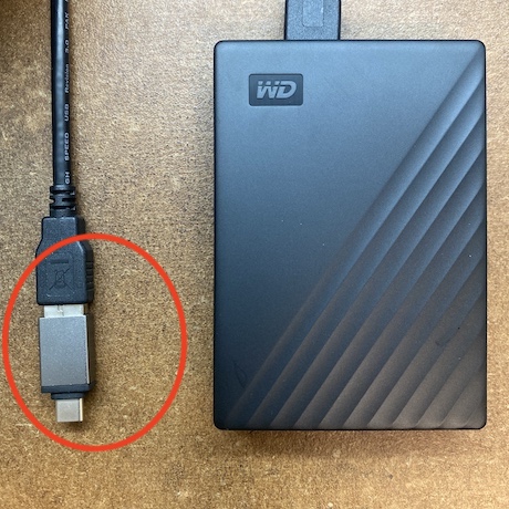 USB to Type-C轉接頭異常導致Mac讀不到硬碟