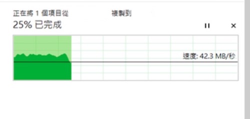 剪下檔案的過程中斷導致檔案受損