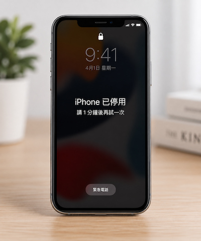 iPhone密碼輸入錯誤導致停用是無法恢復資料 iPhone密碼輸入錯誤導致停用是無法恢復資料
