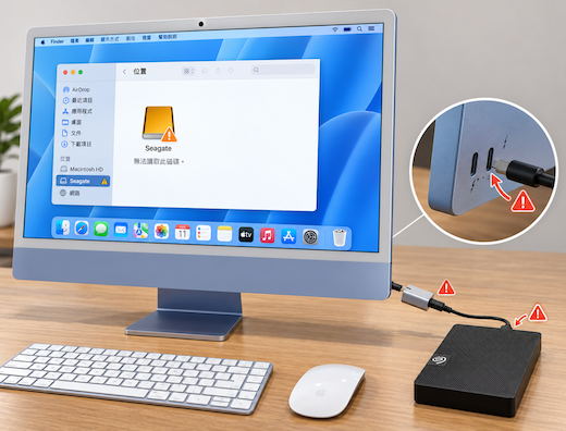 傳輸線、轉接器或 USB、Thunderbolt 連接埠異常
